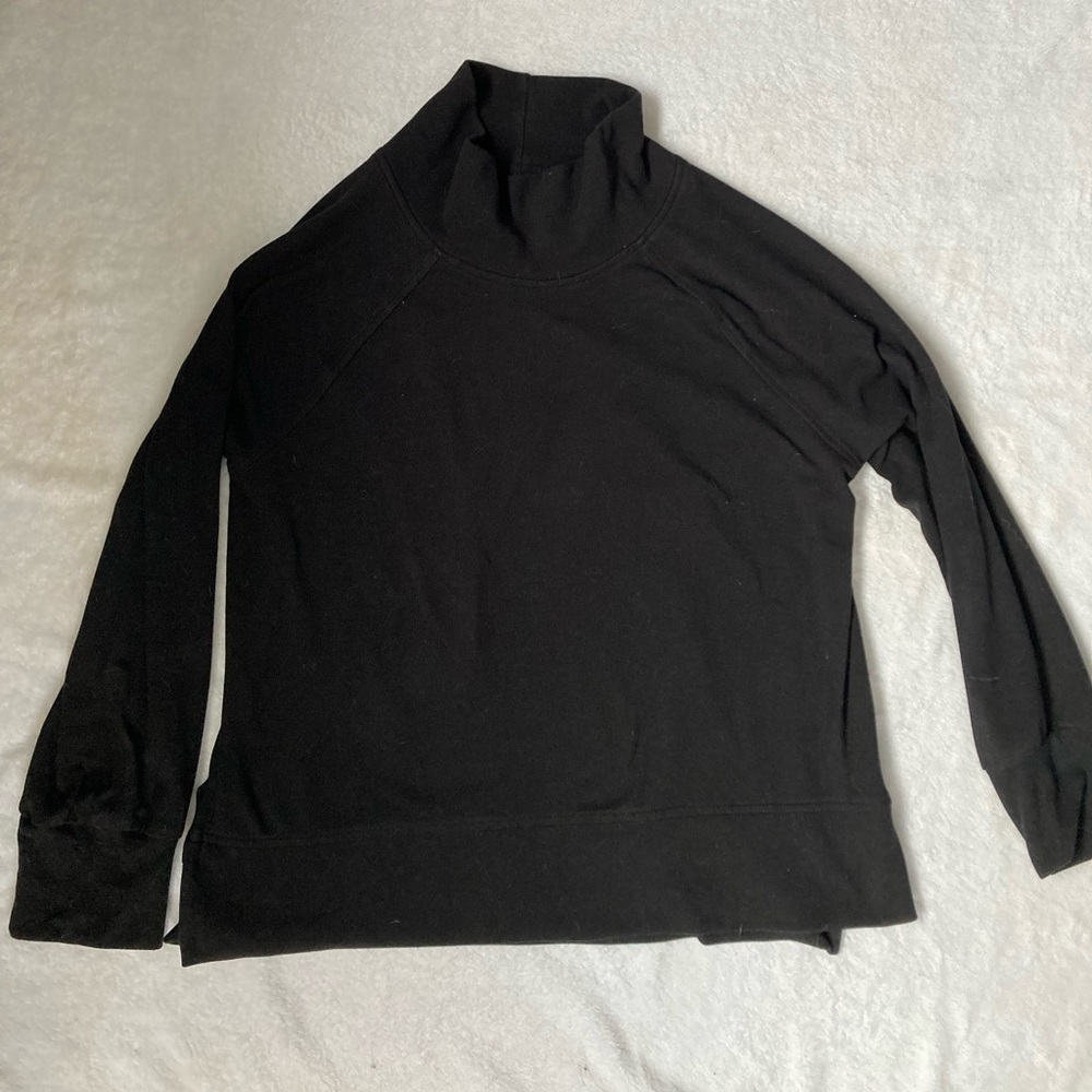 Soft Black Turtleneck Sweater